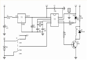 定時蠟燭IC芯片