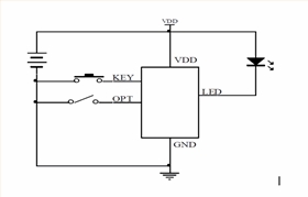 手電筒開關(guān)ic芯片
