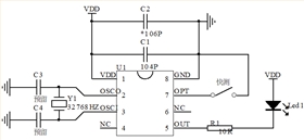循環(huán)定時蠟燭芯片
