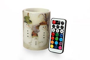 麗晶微芯片定制案例之遙控電子蠟燭系列