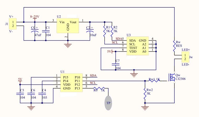 觸摸調(diào)光IC芯片