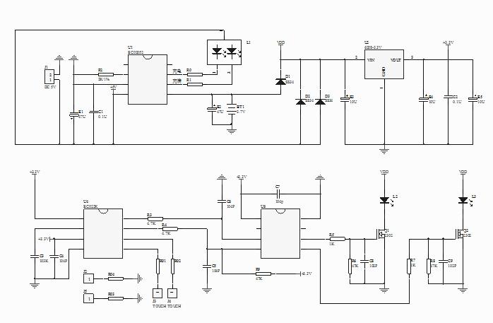 LED化妝鏡線路板