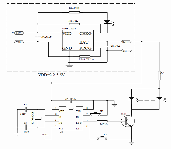 觸發(fā)10分鐘循環(huán)定時(shí)IC芯片