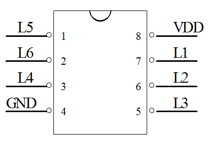 LED流水燈IC芯片