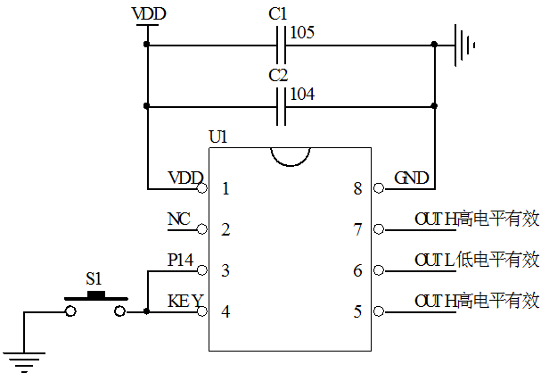 開關(guān)IC電路圖