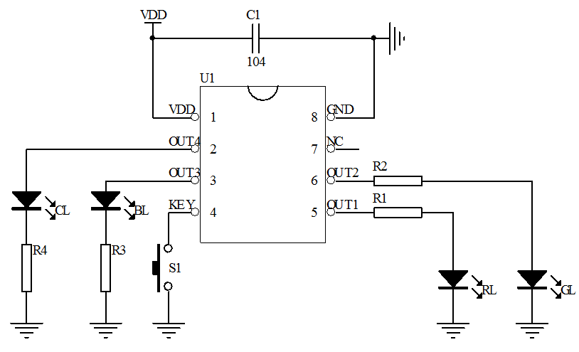 LED小夜燈IC芯片