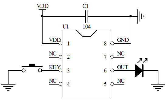 觸發(fā)開關(guān)芯片