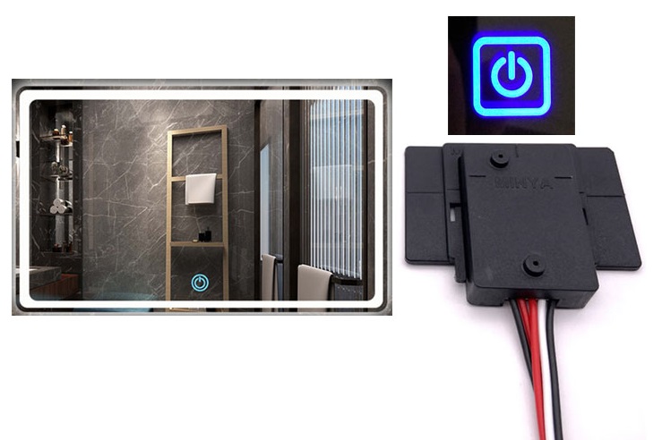 單鍵浴室鏡PCBA無極調(diào)光