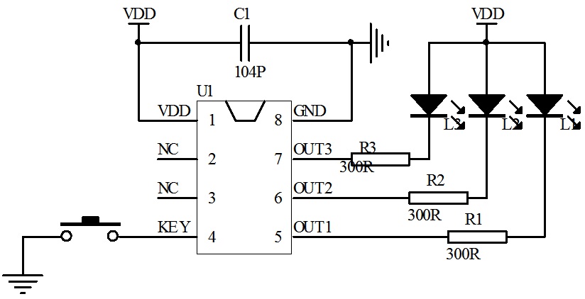 太陽能信號燈芯片