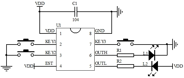 國(guó)產(chǎn)一鍵開關(guān)機(jī)芯片