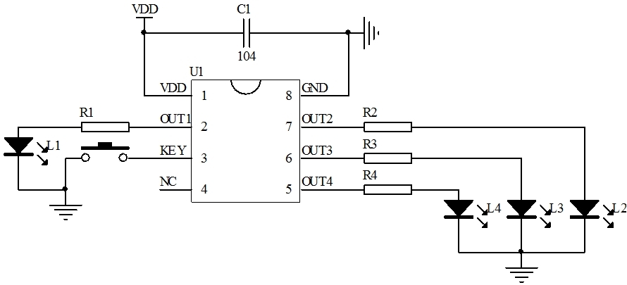 長(zhǎng)按開(kāi)關(guān)機(jī)定時(shí)芯片