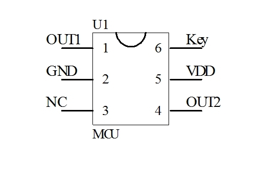 小夜燈開(kāi)關(guān)芯片+SOS功能