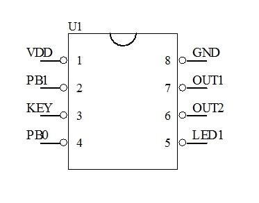 電源指示燈控制芯片