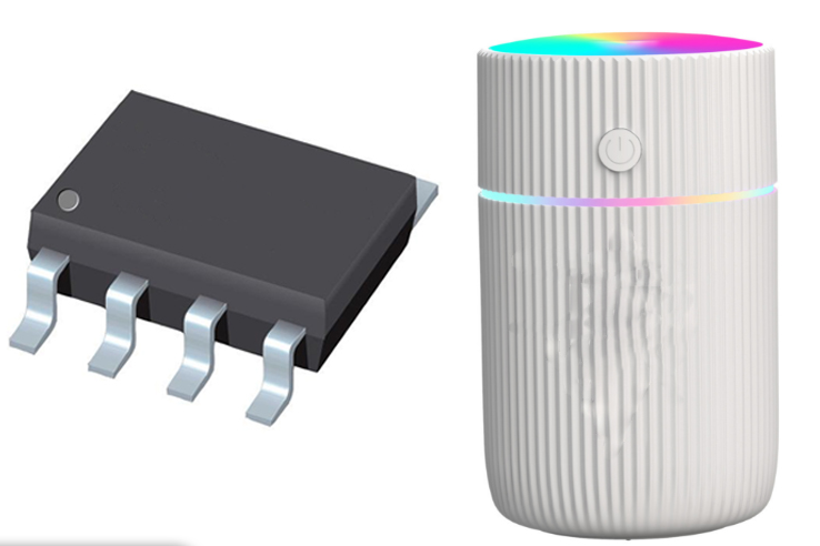 七彩跑馬燈加濕器芯片