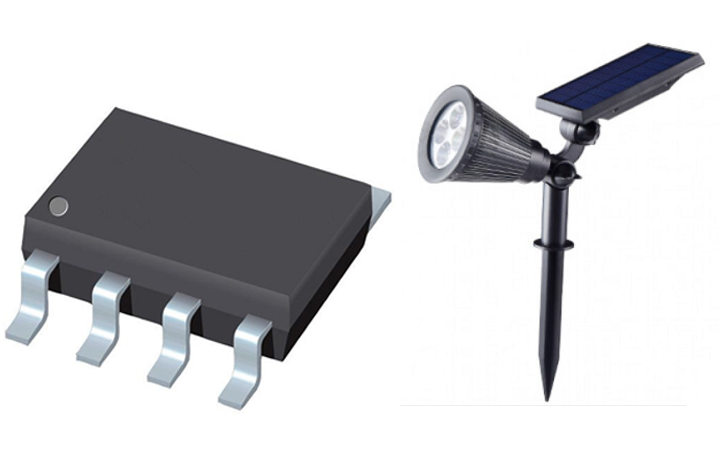 太陽能地插燈IC