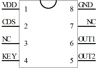 太陽能草坪地插燈芯片