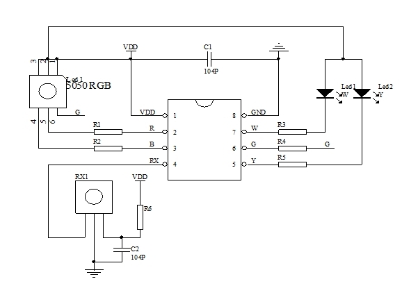 七彩蠟燭燈芯片方案