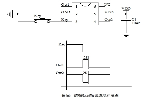 長按7秒延時1.2秒復位開關芯片-單片機復位芯片