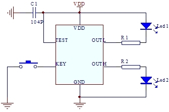 一鍵開關(guān)機(jī)專用芯片
