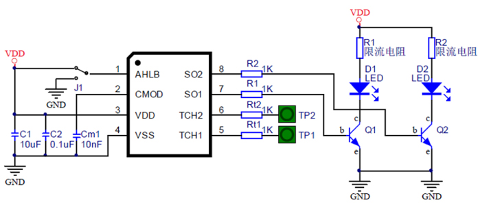 觸摸開關(guān)芯片