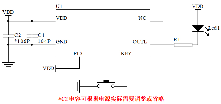 長(zhǎng)按開(kāi)機(jī)芯片電路