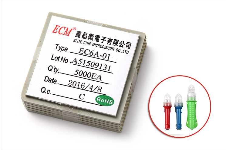 閃燈IC芯片6閃燈 EC6A-01